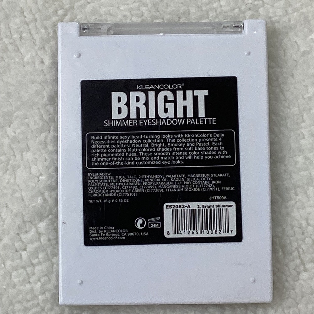 KleanColor Bright Shimmer Eyeshadow Palette 12 Shades New Y2K Glam Festival - Picture 7 of 9